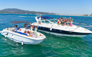 Fairline Targa 48 + Beneteau Flyer 9